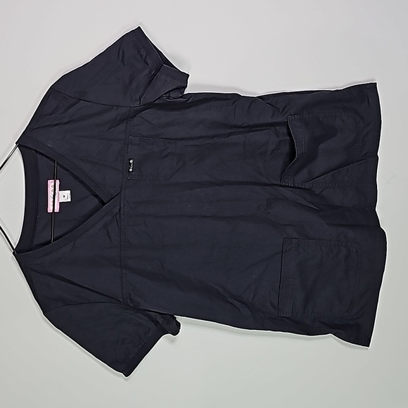 Koi Kelly Peters9n dark blue medium scrub top - Picture 1 of 5